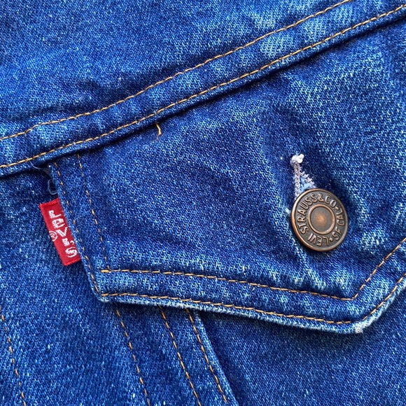 Rare Vintage Levi’s ‘Big E’ Red Tab Denim Jacket - Picture 2 of 8